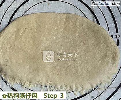 热狗肠仔包做法第三步骤