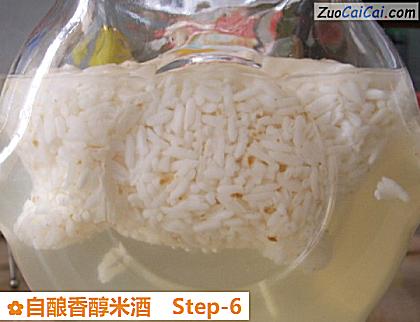 自酿香醇米酒做法第六步骤
