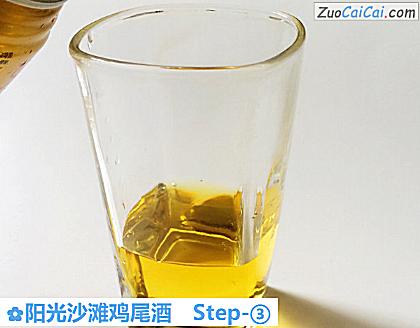 阳光沙滩鸡尾酒做法第三步骤