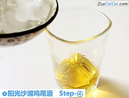 阳光沙滩鸡尾酒做法第四步骤