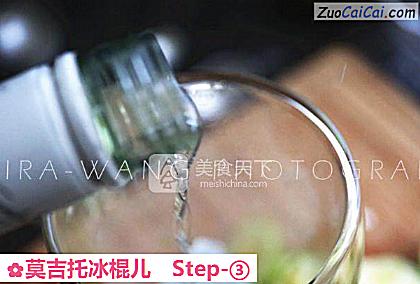 莫吉托冰棍儿做法第三步骤