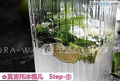 莫吉托冰棍儿做法第五步骤