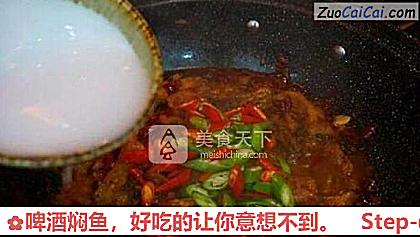 啤酒焖鱼做法第六步骤