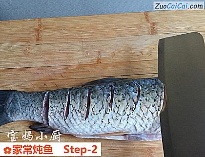家常炖鱼做法第二步骤