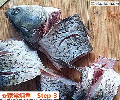 家常炖鱼做法第三步骤