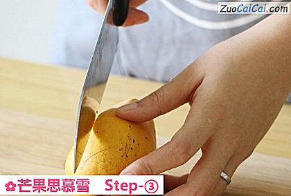芒果思慕雪做法第三步骤