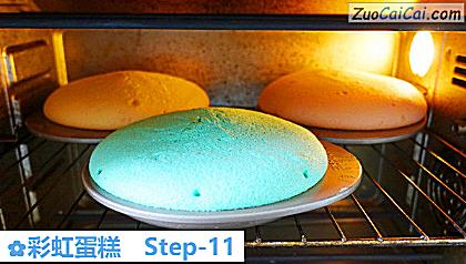 彩虹蛋糕做法第十一步骤