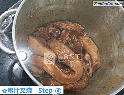 蜜汁叉烧做法第四步骤