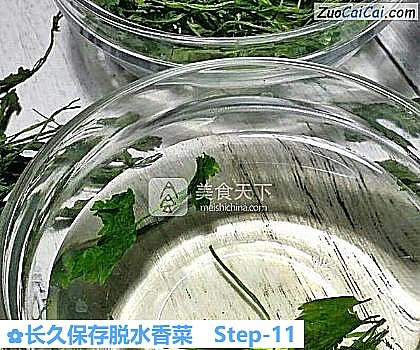 长久保存脱水香菜做法第十一步骤
