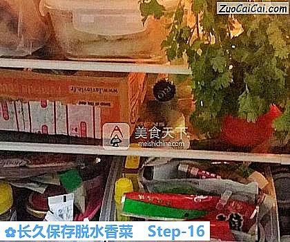 长久保存脱水香菜做法第十六步骤