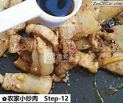 农家小炒肉做法第十二步骤