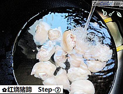 红烧猪蹄做法第二步骤