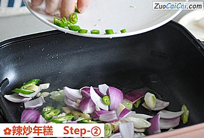 辣炒年糕做法第二步骤