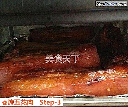 烤五花肉做法第三步骤
