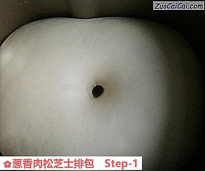 葱香肉松芝士排包做法第一步骤