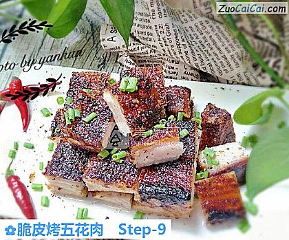 脆皮烤五花肉做法第九步骤