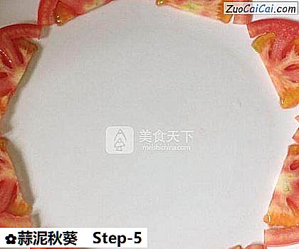 蒜泥秋葵做法第五步骤