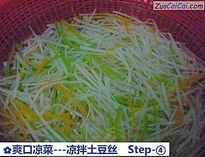 -凉拌土豆丝做法第四步骤