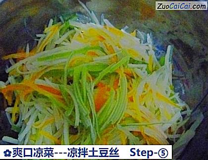 -凉拌土豆丝做法第五步骤