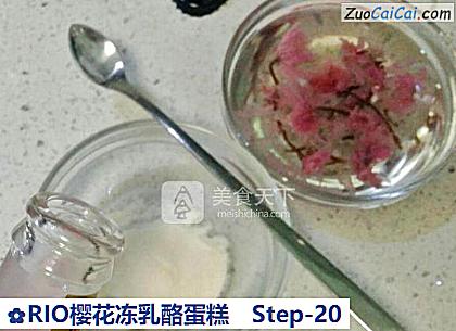 RIO樱花冻乳酪蛋糕做法第二十步骤