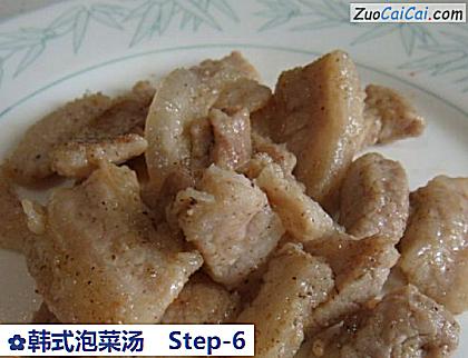 韩式泡菜汤做法第六步骤