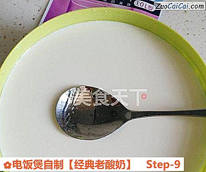 经典老酸奶做法第九步骤
