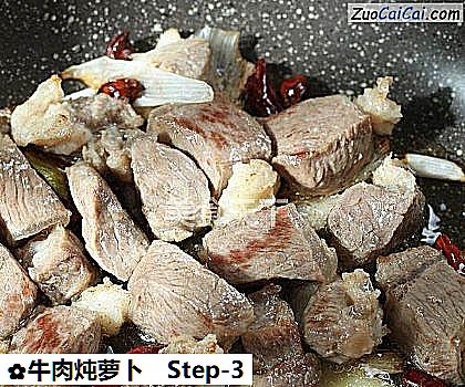 牛肉炖萝卜做法第三步骤