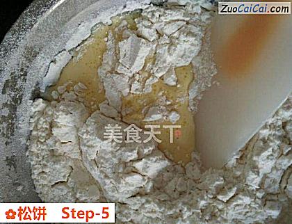 松饼做法第五步骤