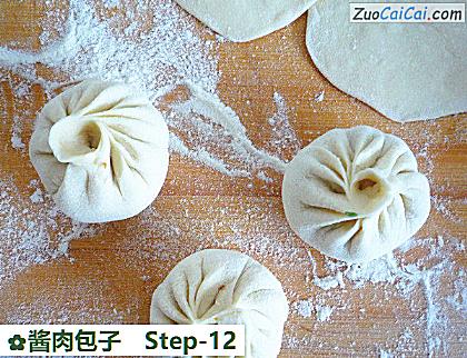 酱肉包子做法第十二步骤