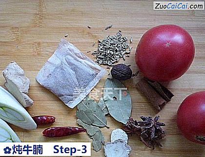 炖牛腩做法第三步骤
