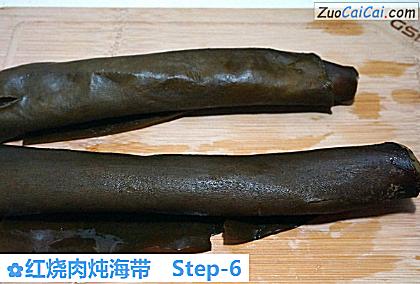 红烧肉炖海带做法第六步骤