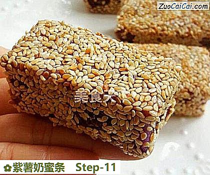 紫薯奶蜜条做法第十一步骤