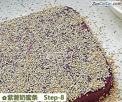 紫薯奶蜜条做法第八步骤