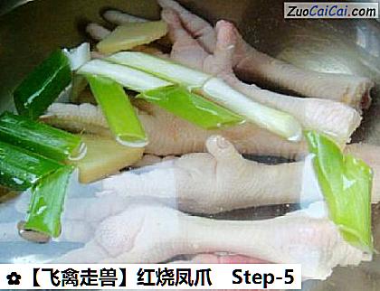 红烧凤爪做法第五步骤