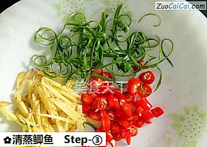 清蒸鲫鱼做法第三步骤