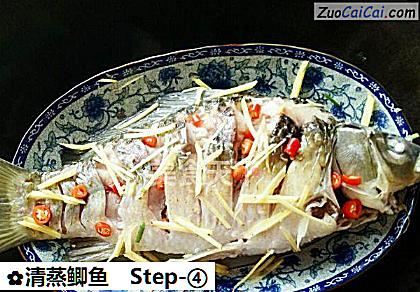清蒸鲫鱼做法第四步骤