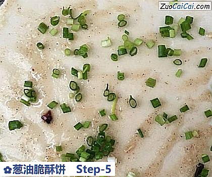 葱油脆酥饼做法第五步骤
