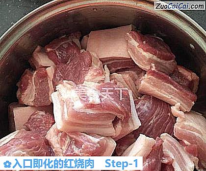 入口即化的红烧肉做法第一步骤
