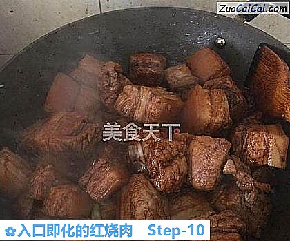 入口即化的红烧肉做法第十步骤