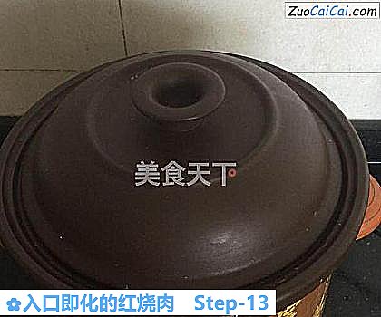 入口即化的红烧肉做法第十三步骤