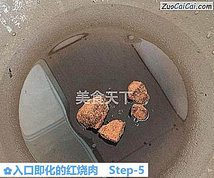 入口即化的红烧肉做法第五步骤