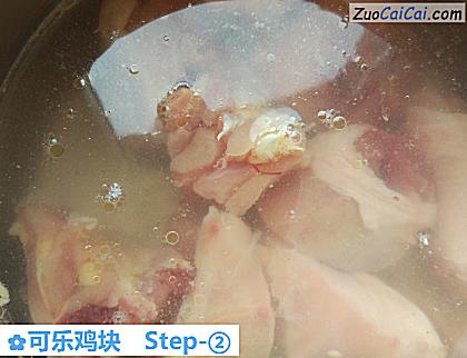 可乐鸡块做法第二步骤
