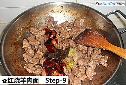 红烧羊肉面做法第九步骤