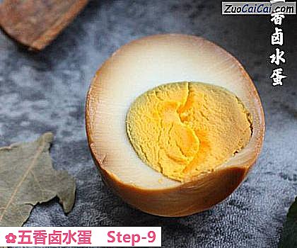 五香卤水蛋做法第九步骤