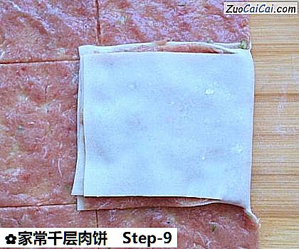 家常千层肉饼做法第九步骤
