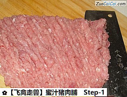 蜜汁猪肉脯做法第一步骤