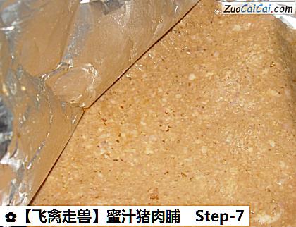 蜜汁猪肉脯做法第七步骤