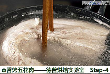 香烤五花肉做法第四步骤