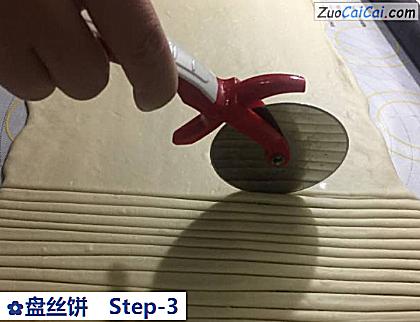 盘丝饼做法第三步骤