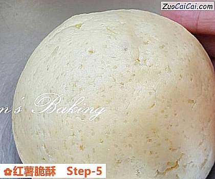 红薯脆酥做法第五步骤